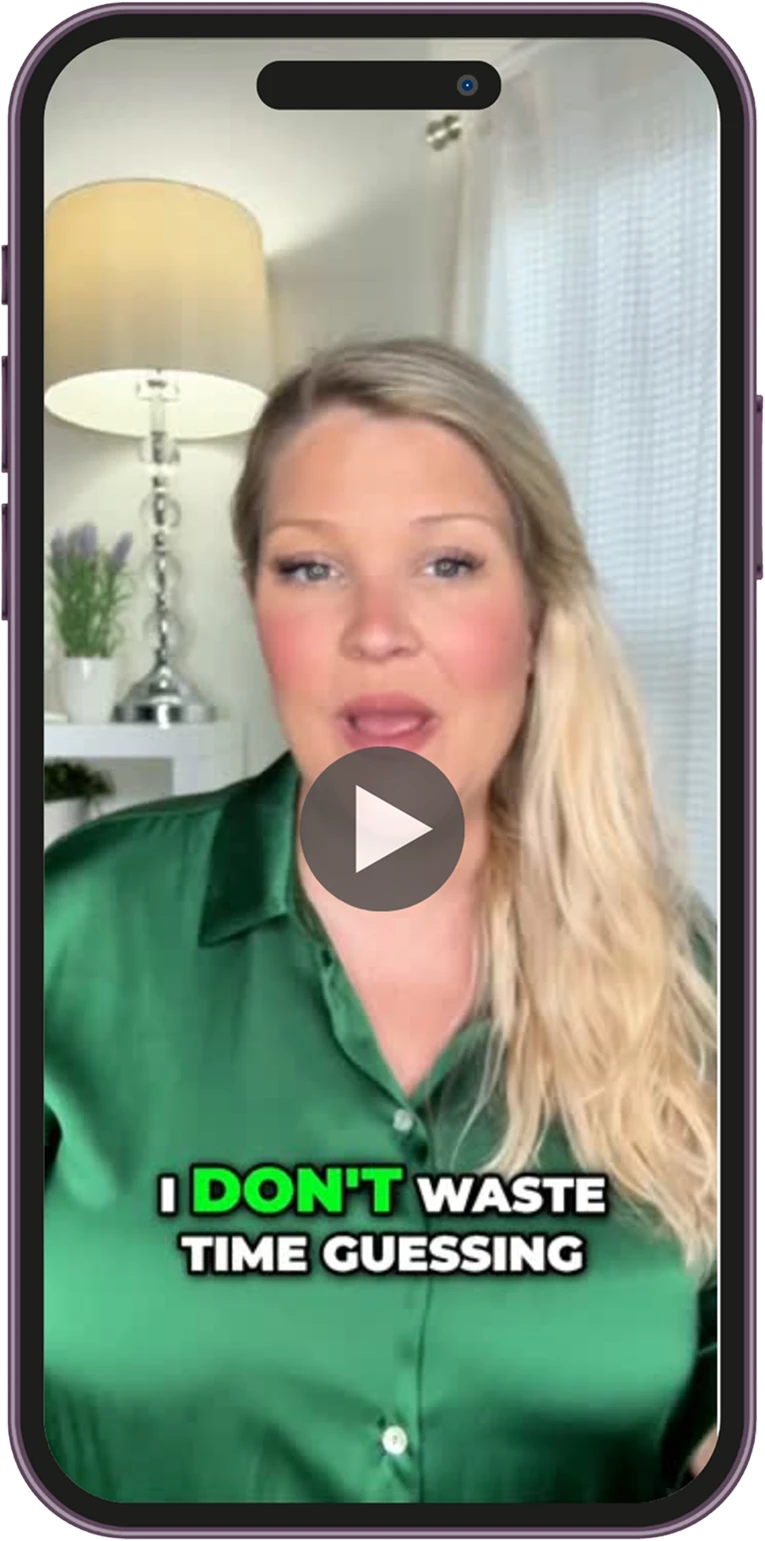 Woman in green shirt explains how she avoids guessing with data-driven decisions
